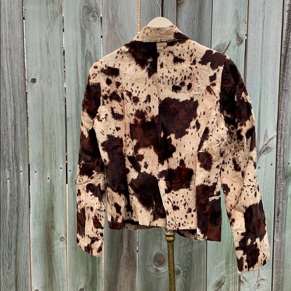 Faux cow blazer Anni Kuan Sz 4 - Picture 4 of 4